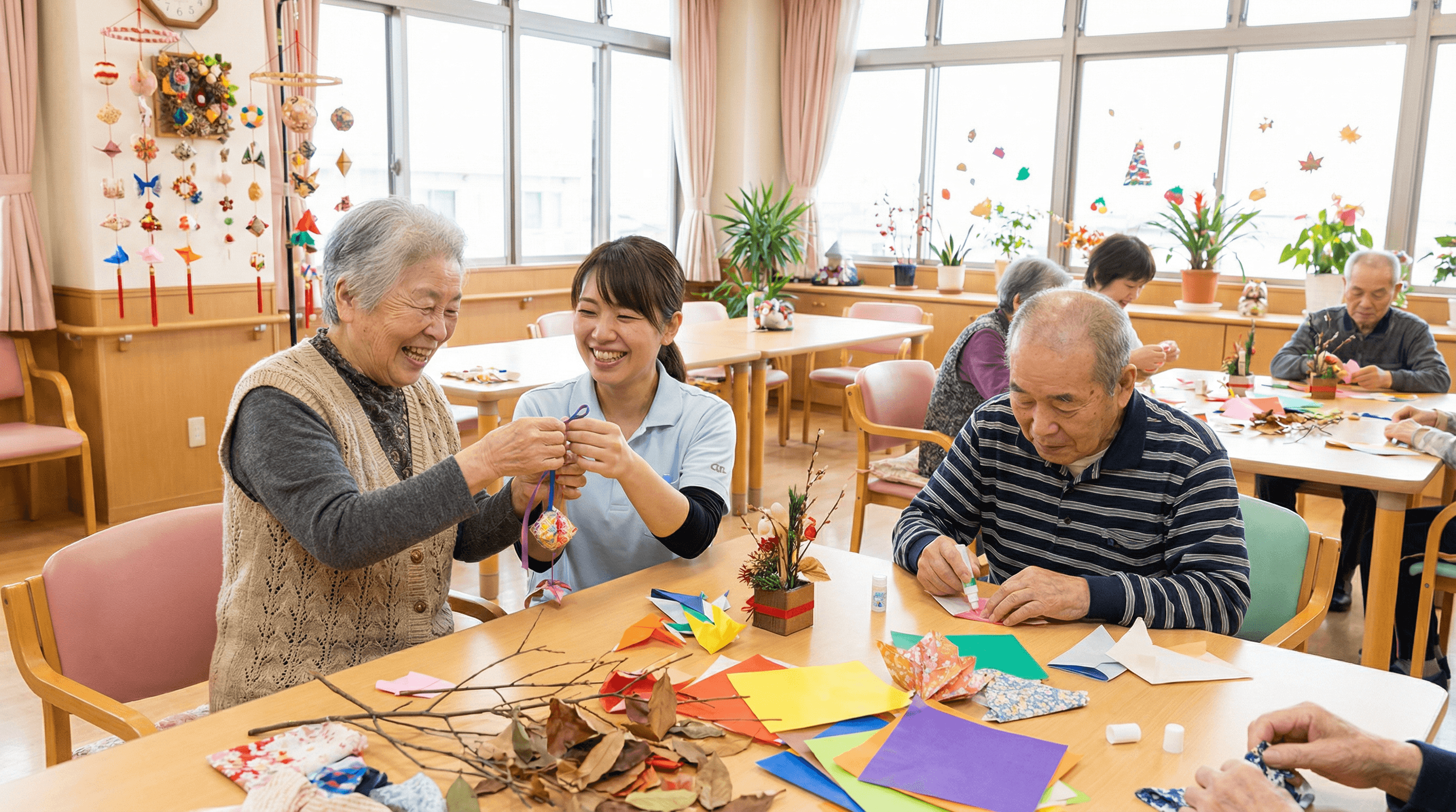 施設での行事の様子(インスタグラム投稿のサムネイル)