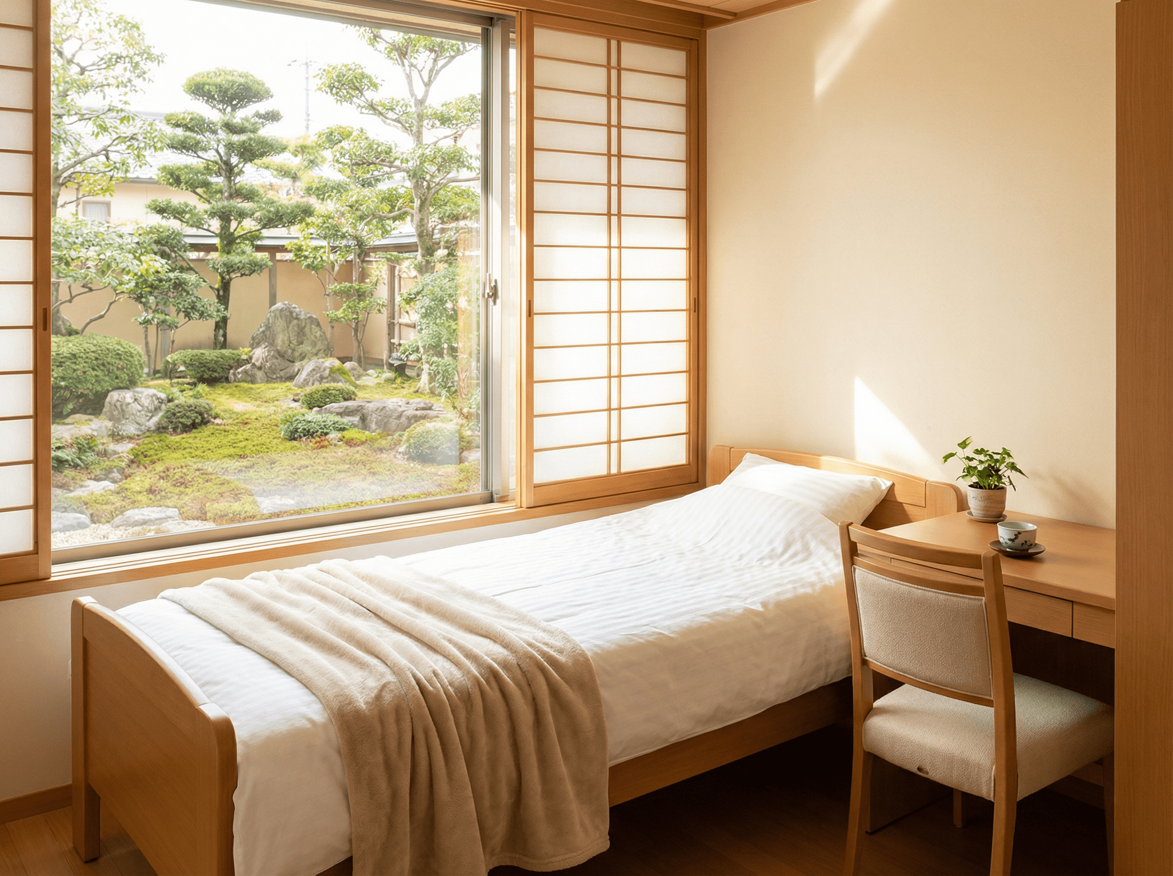 もみの木苑の居室の様子